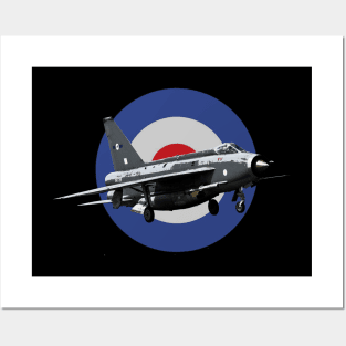 RAF English Electric Lightning Fighter Plane Posters and Art